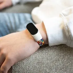 Exclusive Xiaomi Mi Band 6 Braided Strap (Rainbow)  Dont Miss Out!