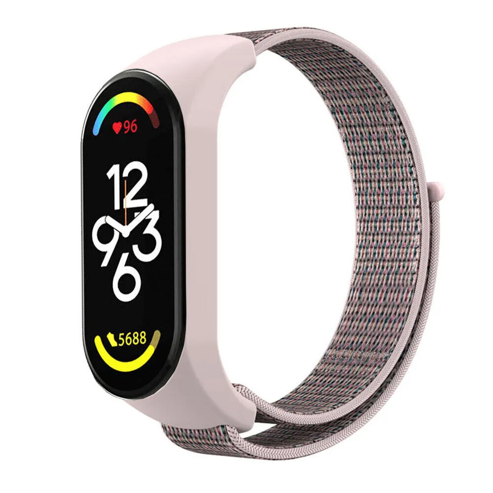 Exclusive Xiaomi Mi Band 7 Nylon Strap (Grey/Pink)  Almost Sold Out!