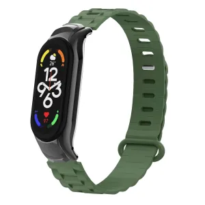 Exclusive Xiaomi Mi Band 7 TPU Strap with Frame (Army Green)  Today Only!