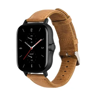 Final Few Amazfit GTS 2 Leather Strap (Brown)  Almost Gone!