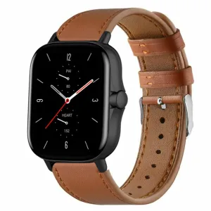 Final Few Amazfit GTS 2 Modern Leather Strap (Brown)  Ends Soon!
