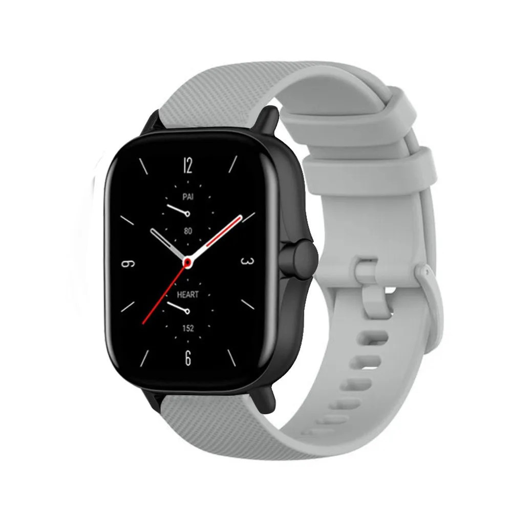 Final Few Amazfit GTS 2 Premium Silicone Strap (Grey)  Limited Release!