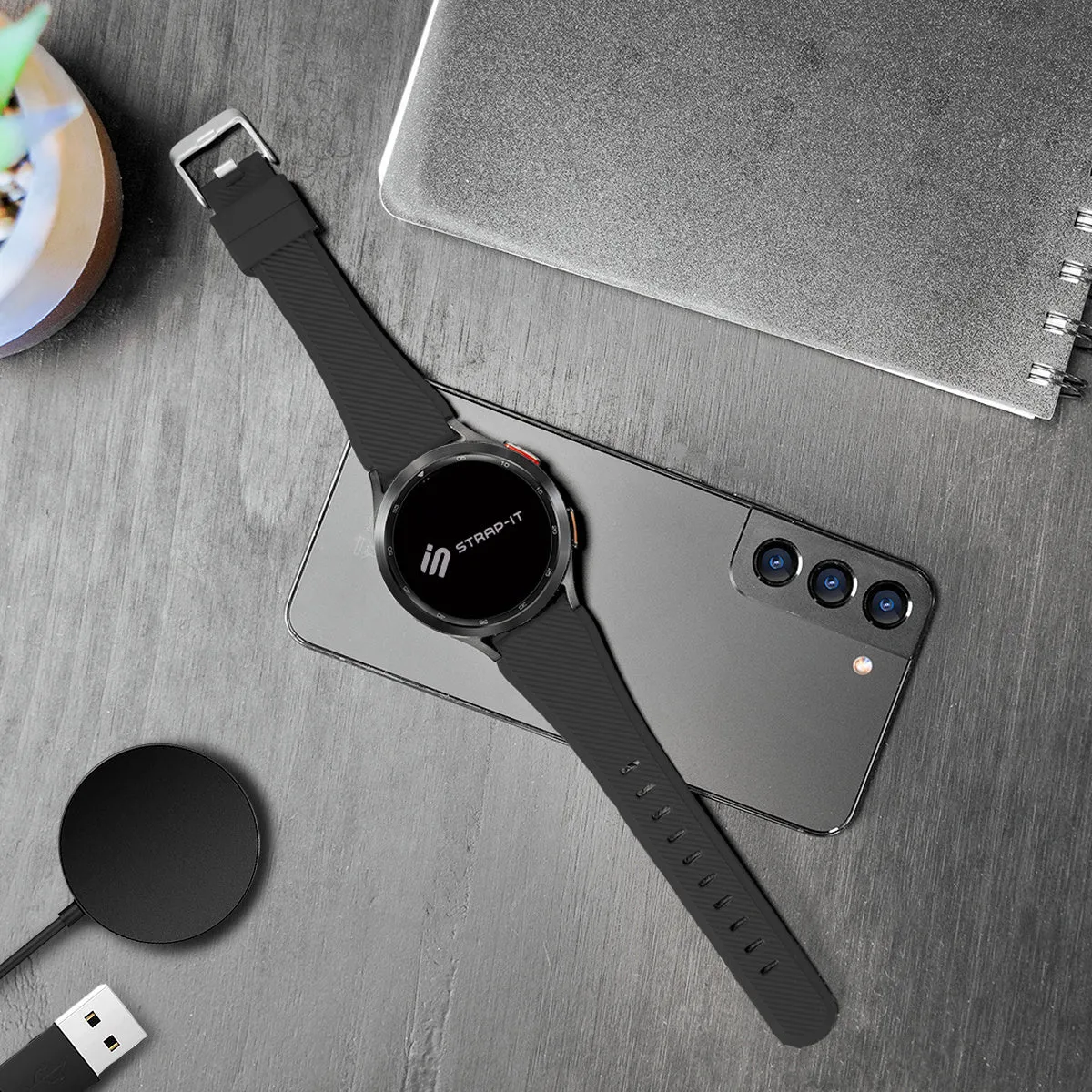 Final Few Amazfit GTS 2 Silicone Strap (Black)  Going Fast!
