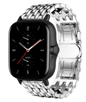 Final Few Amazfit GTS 2 Steel Dragon Strap (Silver)  Limited Availability!
