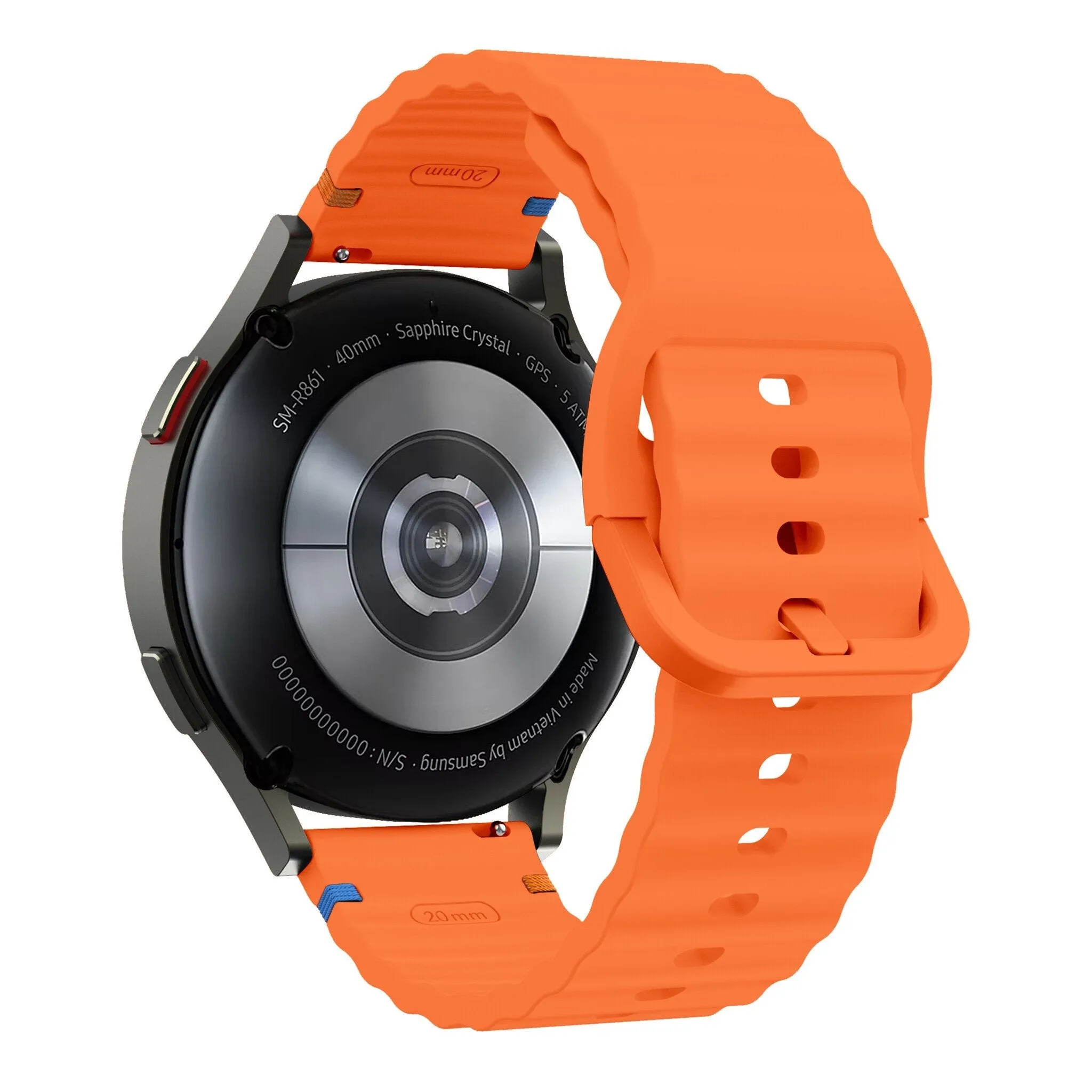 Final Few Amazfit GTS 2 Wave Silicone Strap (Orange)  Almost Sold Out!