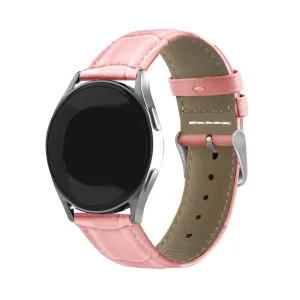 Final Few Amazfit GTS 4 Leather Strap Crocodile Grain (Grey/Pink)  Today Only!