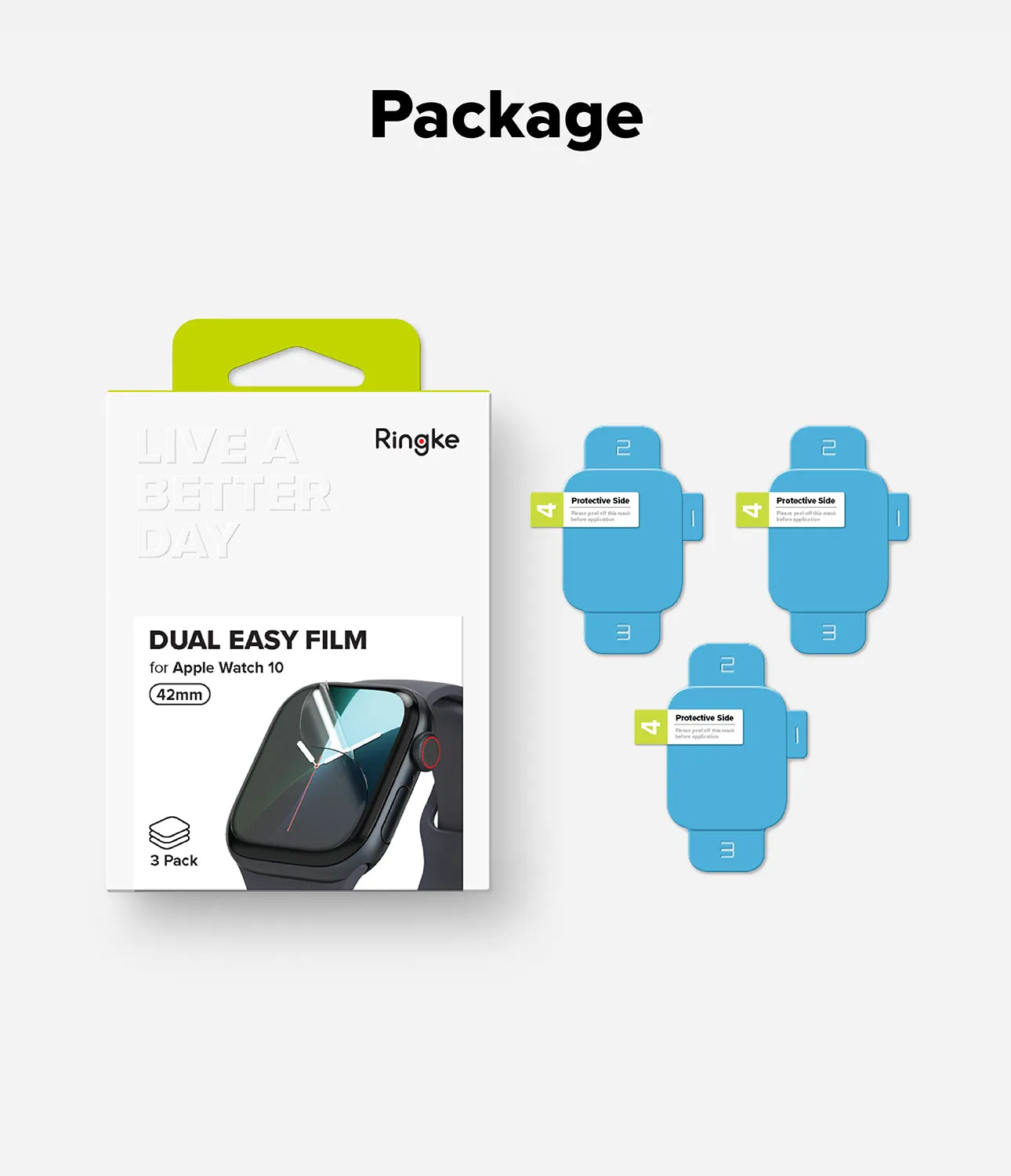 Final Few Apple Watch 10 (42mm) Screen Protector | Dual Easy Film  Stylish & Comfortable