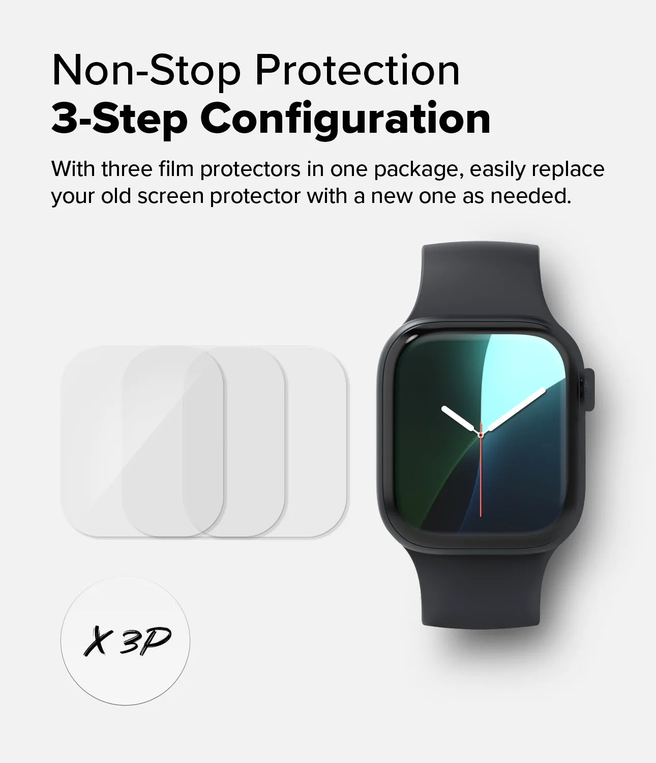Final Few Apple Watch 10 (42mm) Screen Protector | Dual Easy Film  Stylish & Comfortable