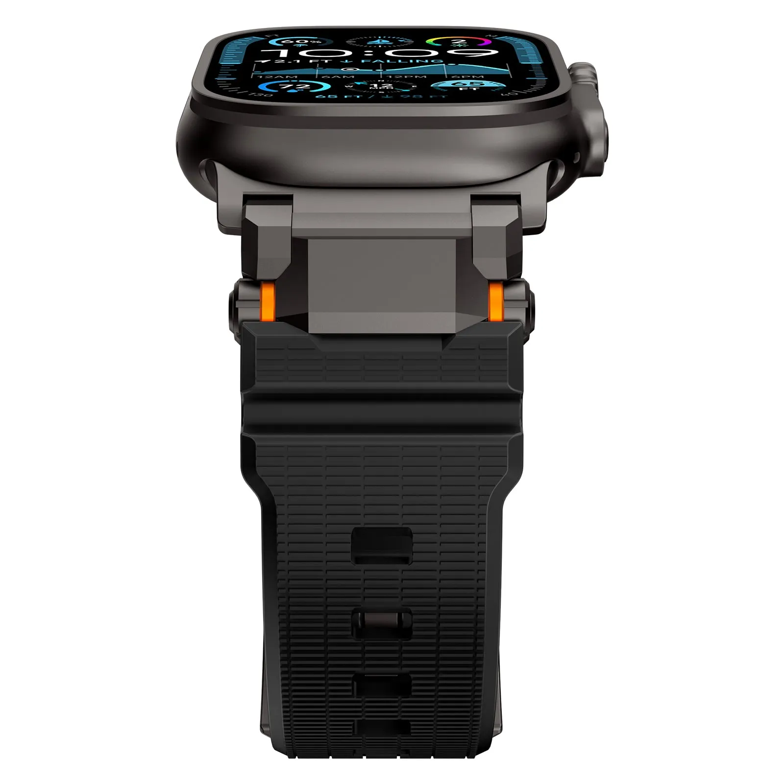 Final Few Apple Watch 'Adventurer' Silicone Strap (Black with Black)  Dont Miss Out!