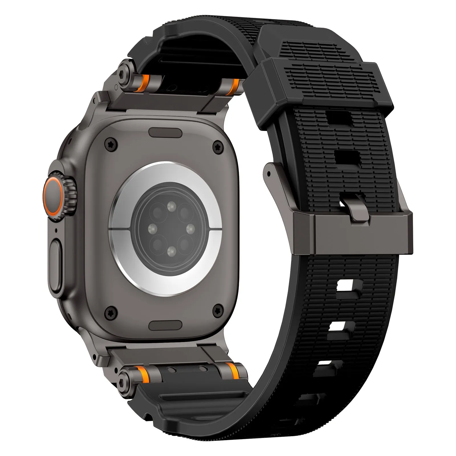 Final Few Apple Watch 'Adventurer' Silicone Strap (Black with Black)  Dont Miss Out!