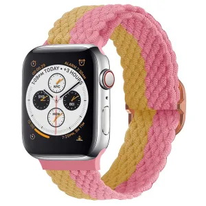 Final Few Apple Watch Braided Nylon Strap (Yellow/Pink)  Today Only!