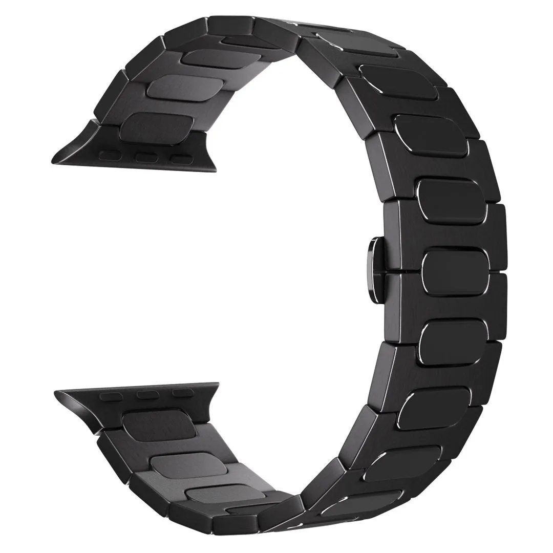 Final Few Apple Watch Bullet Titanium Strap (Black)  Going Fast!
