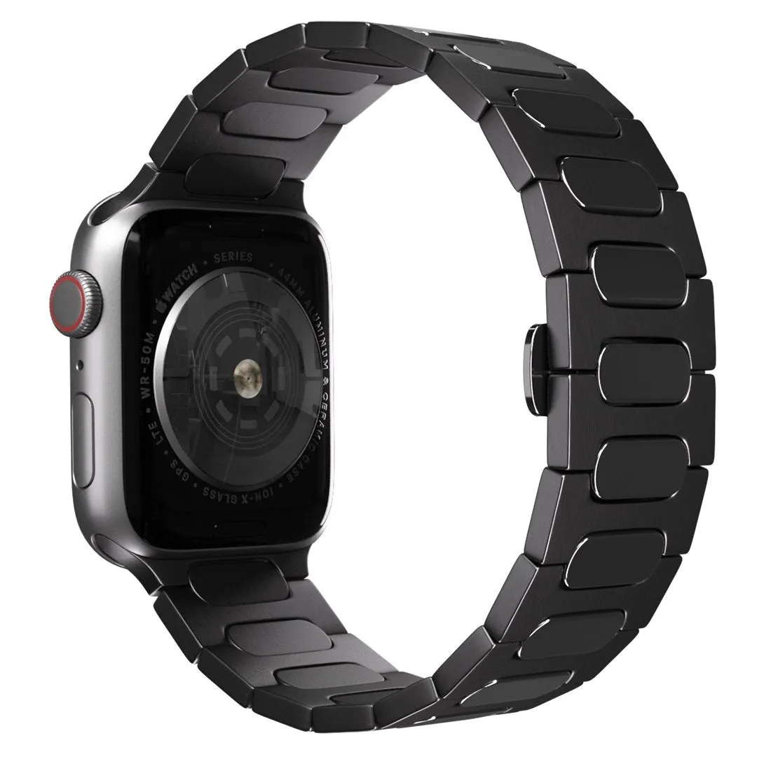 Final Few Apple Watch Bullet Titanium Strap (Black)  Going Fast!