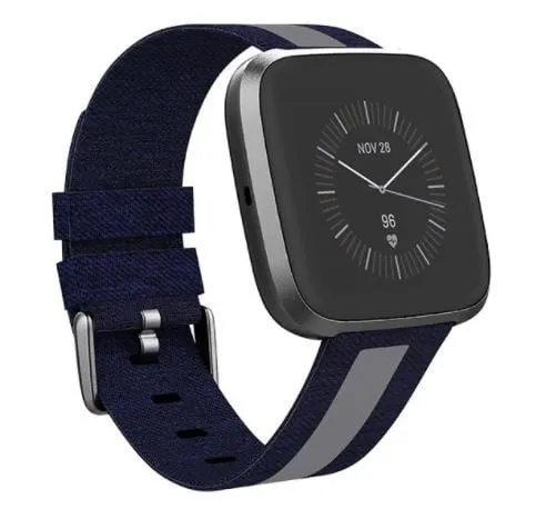 Final Few Apple Watch Canvas Strap (Blue/Grey)  Limited Release!