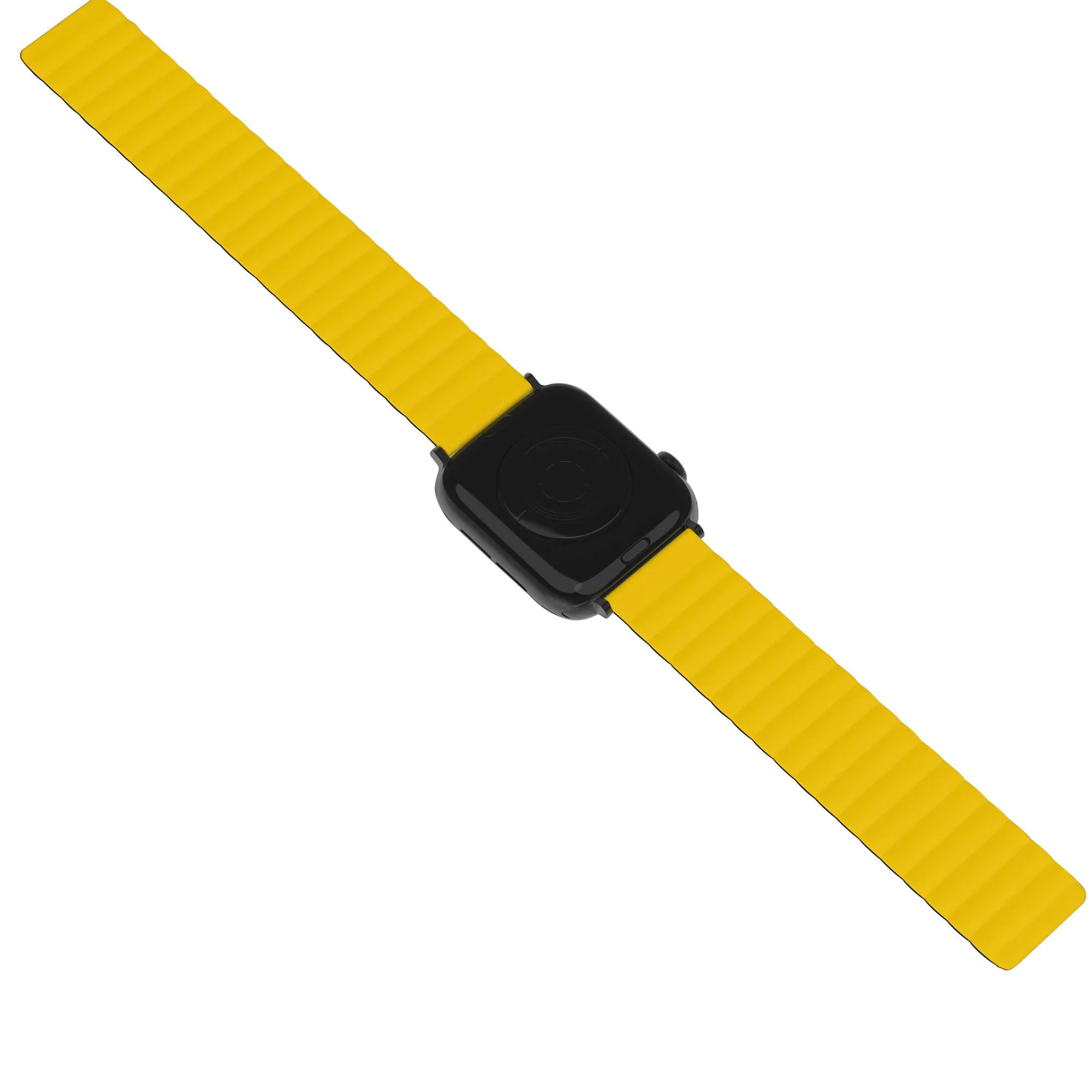 Final Few Apple Watch Magnetic Silicone Strap (Black/Yellow)  Dont Miss Out!