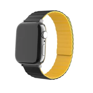 Final Few Apple Watch Magnetic Silicone Strap (Black/Yellow)  Dont Miss Out!