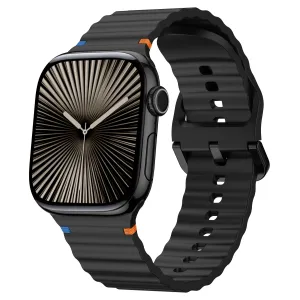 Final Few Apple Watch Wave Silicone Strap (Black)  Almost Sold Out!