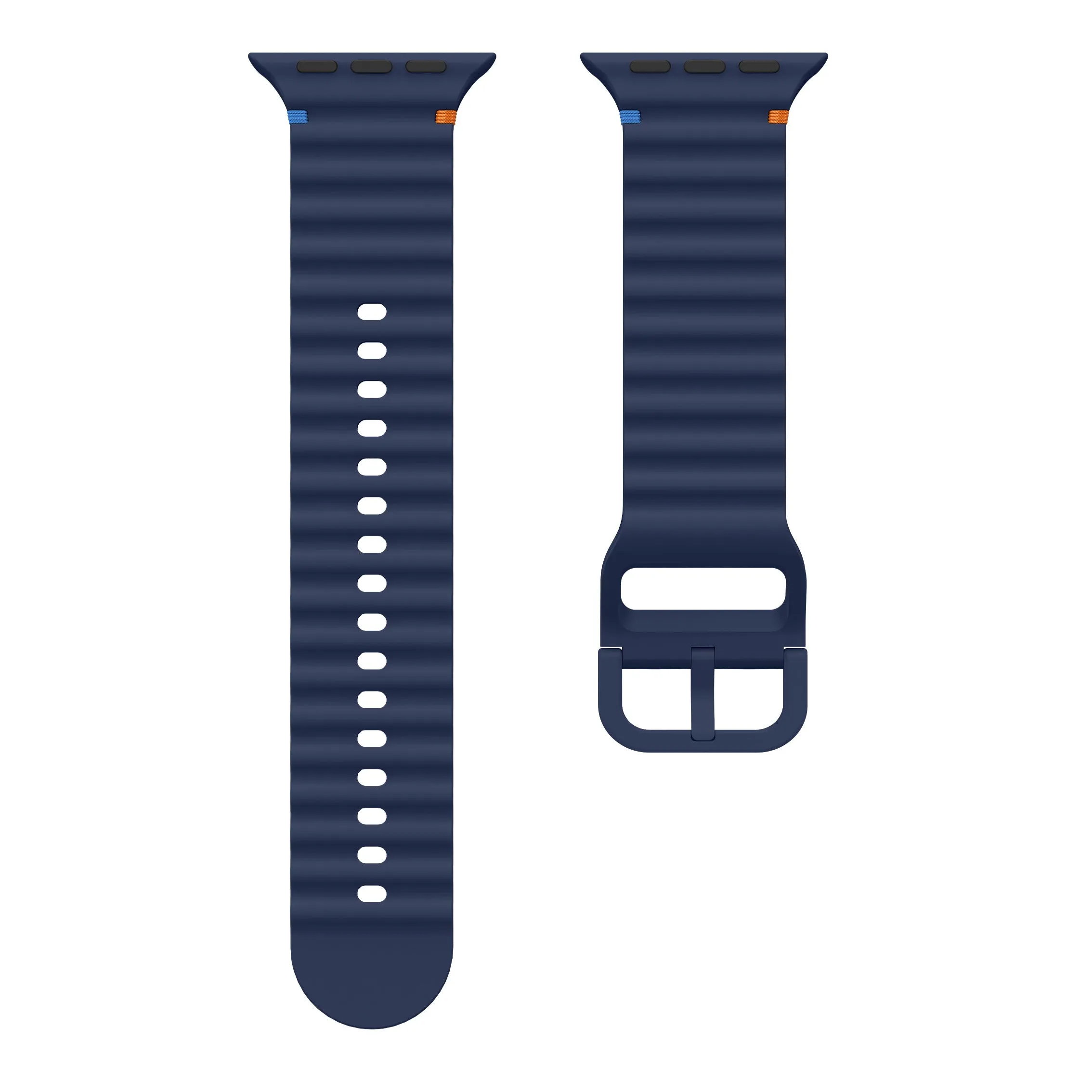 Final Few Apple Watch Wave Silicone Strap (Dark Blue)  Last Chance!
