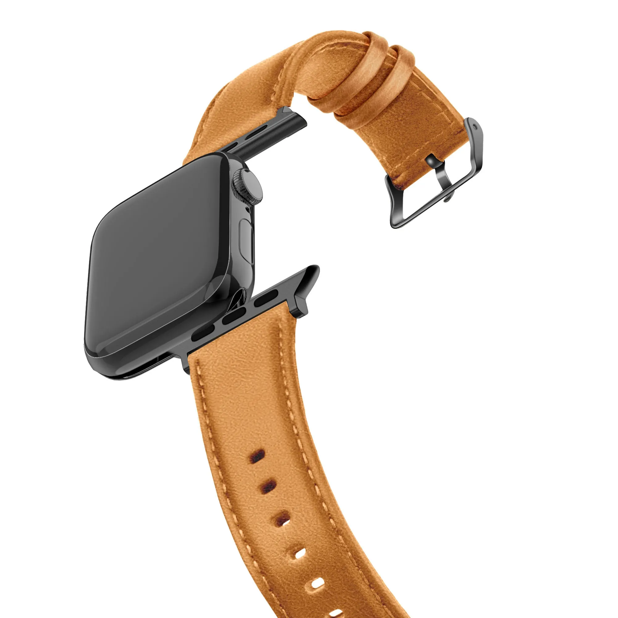 Final Few Bandz Apple Watch Genuine Leather Strap (Brown)  Limited Availability!