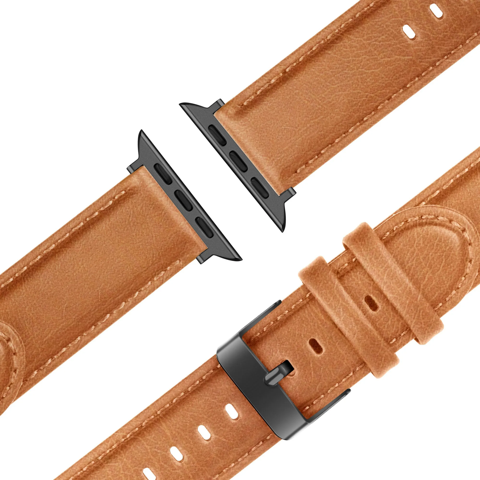 Final Few Bandz Apple Watch Genuine Leather Strap (Brown)  Limited Availability!