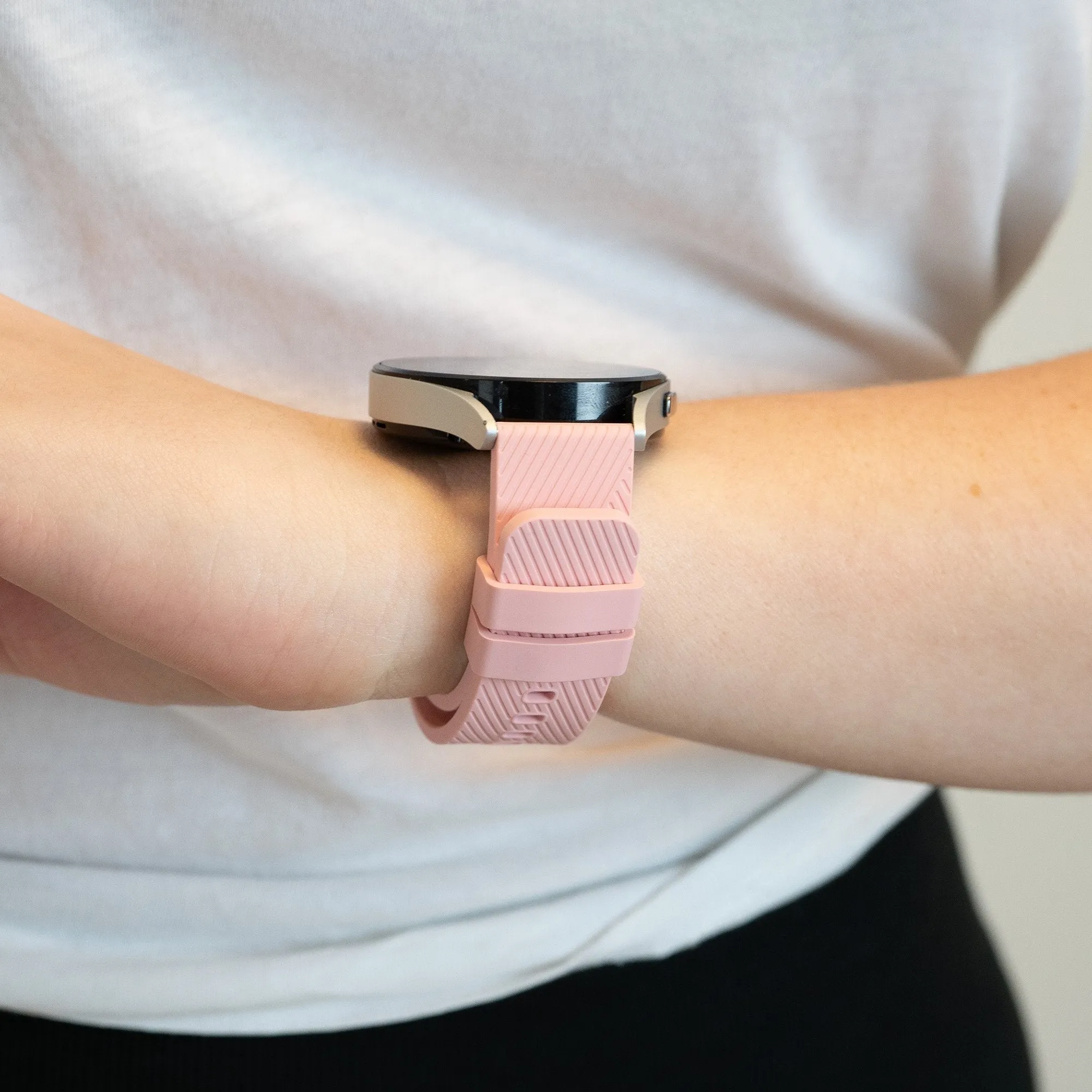 Final Few Bandz Redmi Watch 5 Active Silicone Strap 'Deluxe' (Pink)  Last Few Pieces!