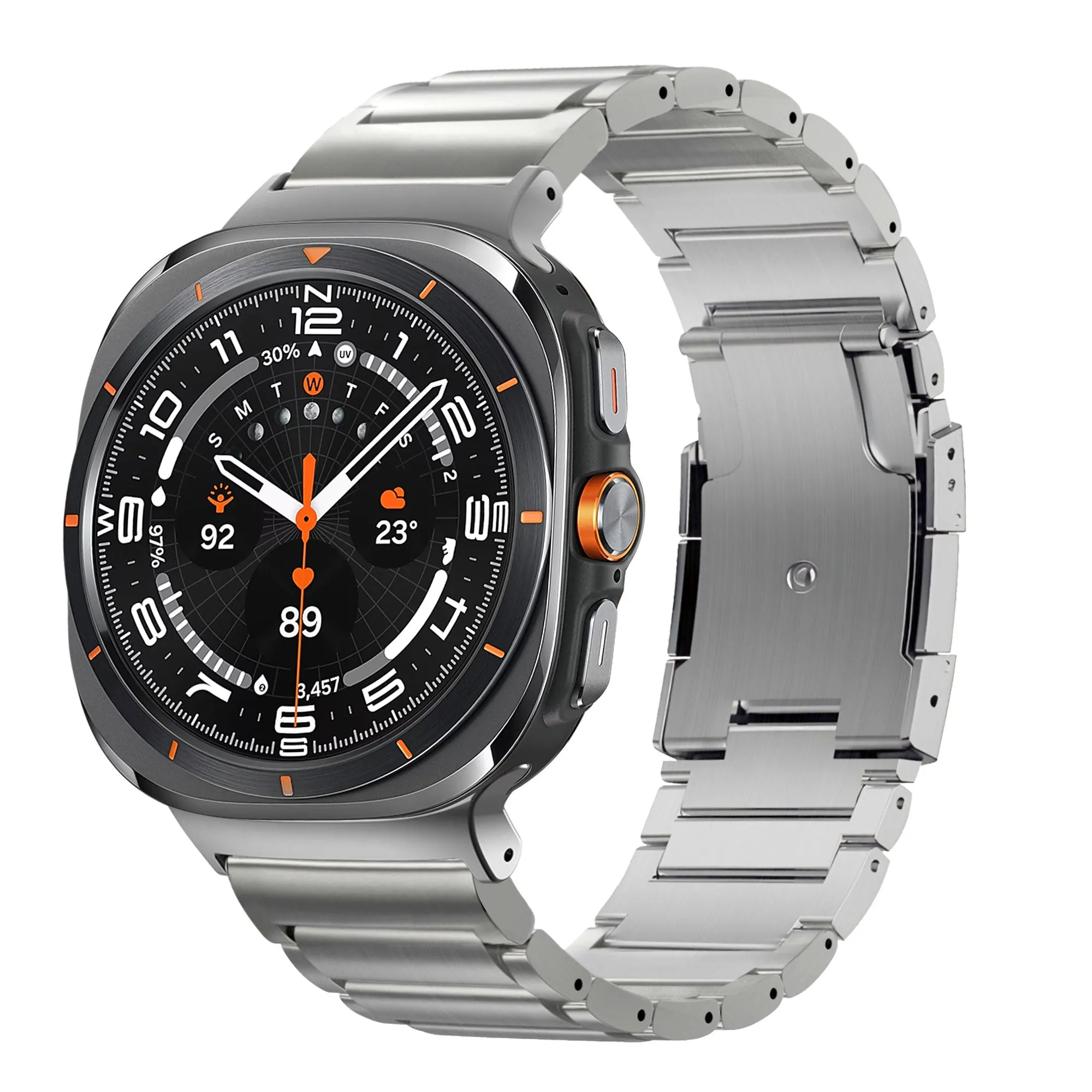 Final Few Bandz Samsung Galaxy Watch Ultra Titanium Strap 'Classic' (Silver)  Limited Release!