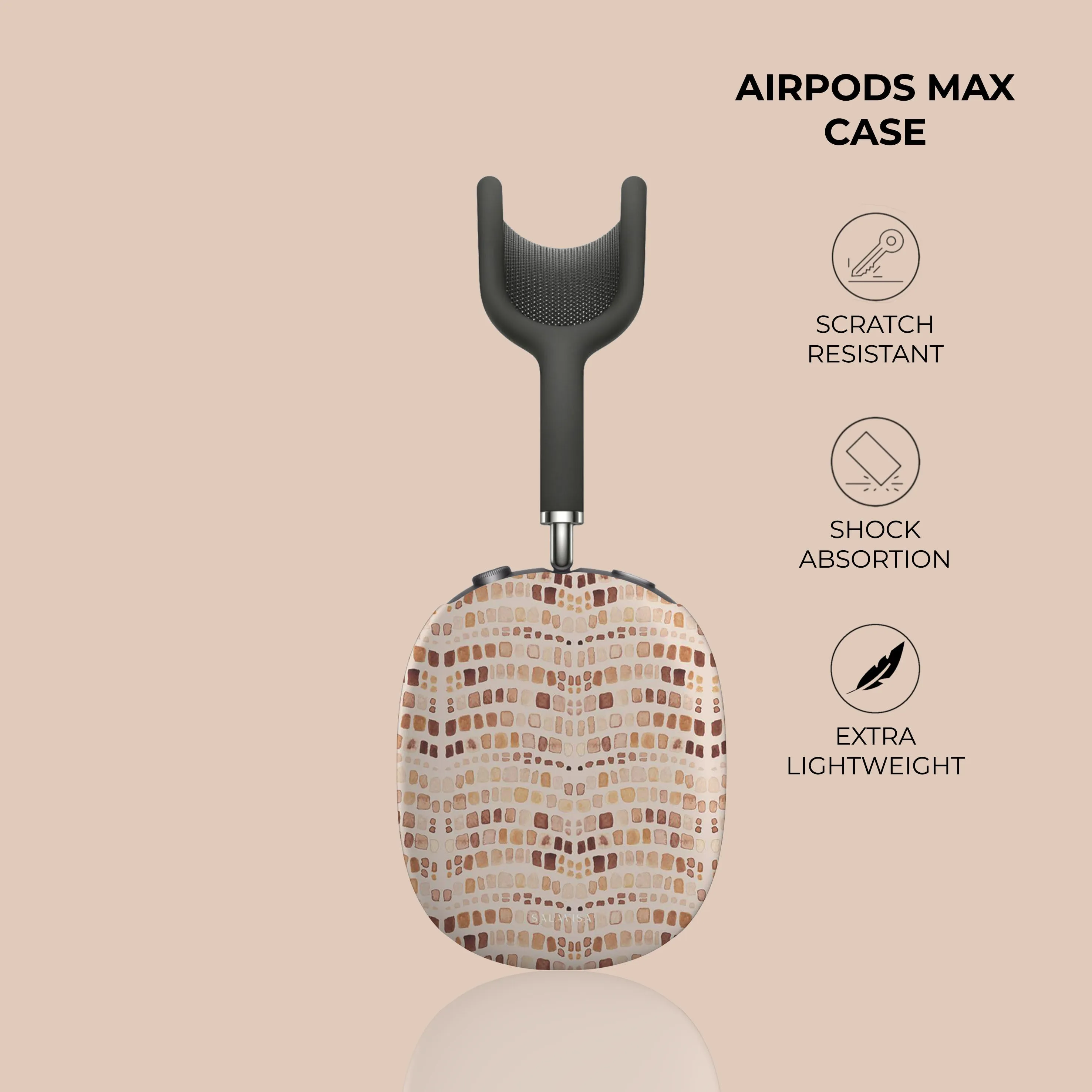 Final Few Beige Watercolor Safari AirPods Max Case  Ends Soon!
