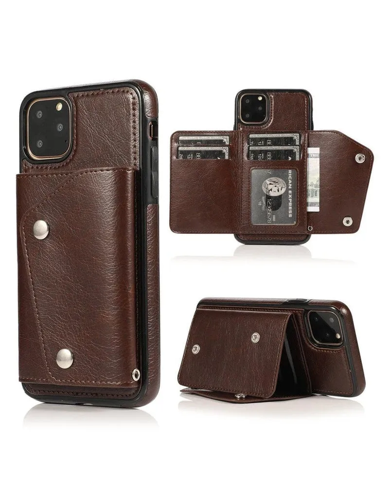 Final Few Brown Vegan Leather | Wallet Case  Dont Miss Out!