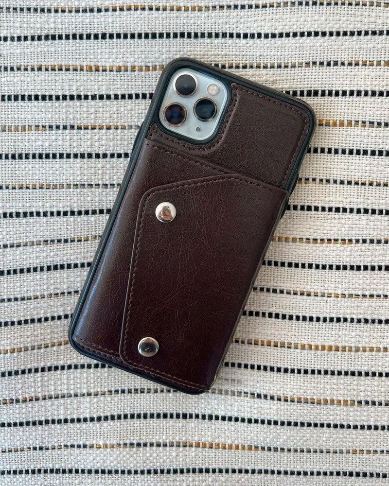 Final Few Brown Vegan Leather | Wallet Case  Dont Miss Out!