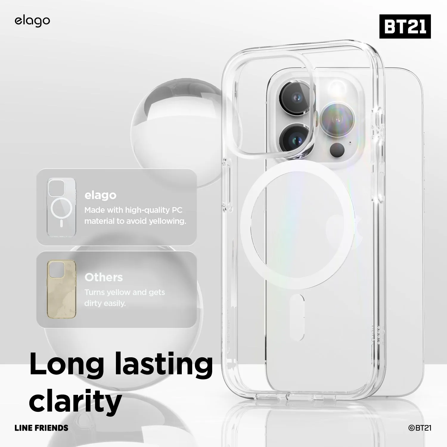 Final Few BT21 elago Hope in Love Hybrid Case for iPhone 15 Pro Max  Dont Miss Out!