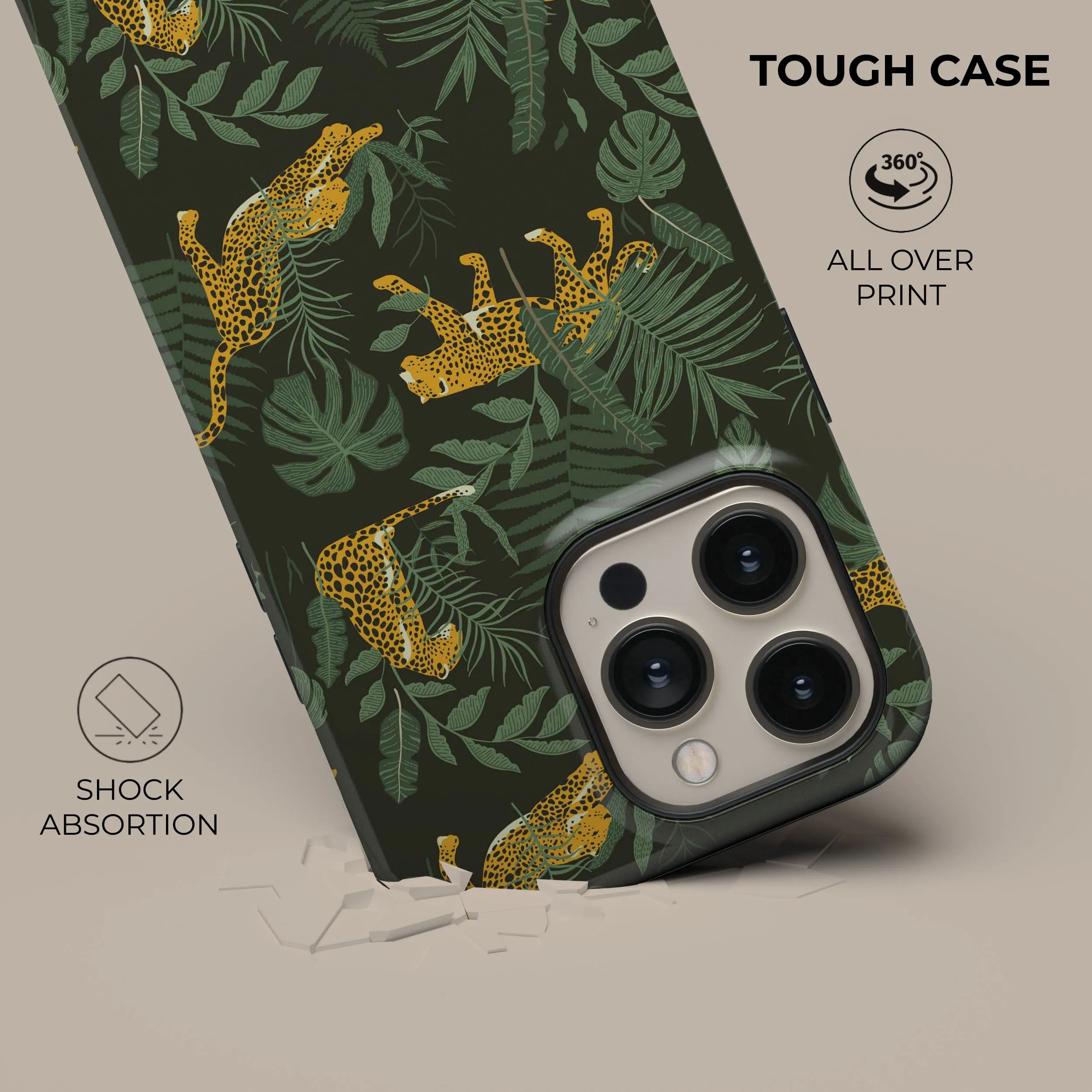 Final Few Cheetah Jungle Phone Case  Limited Stock!