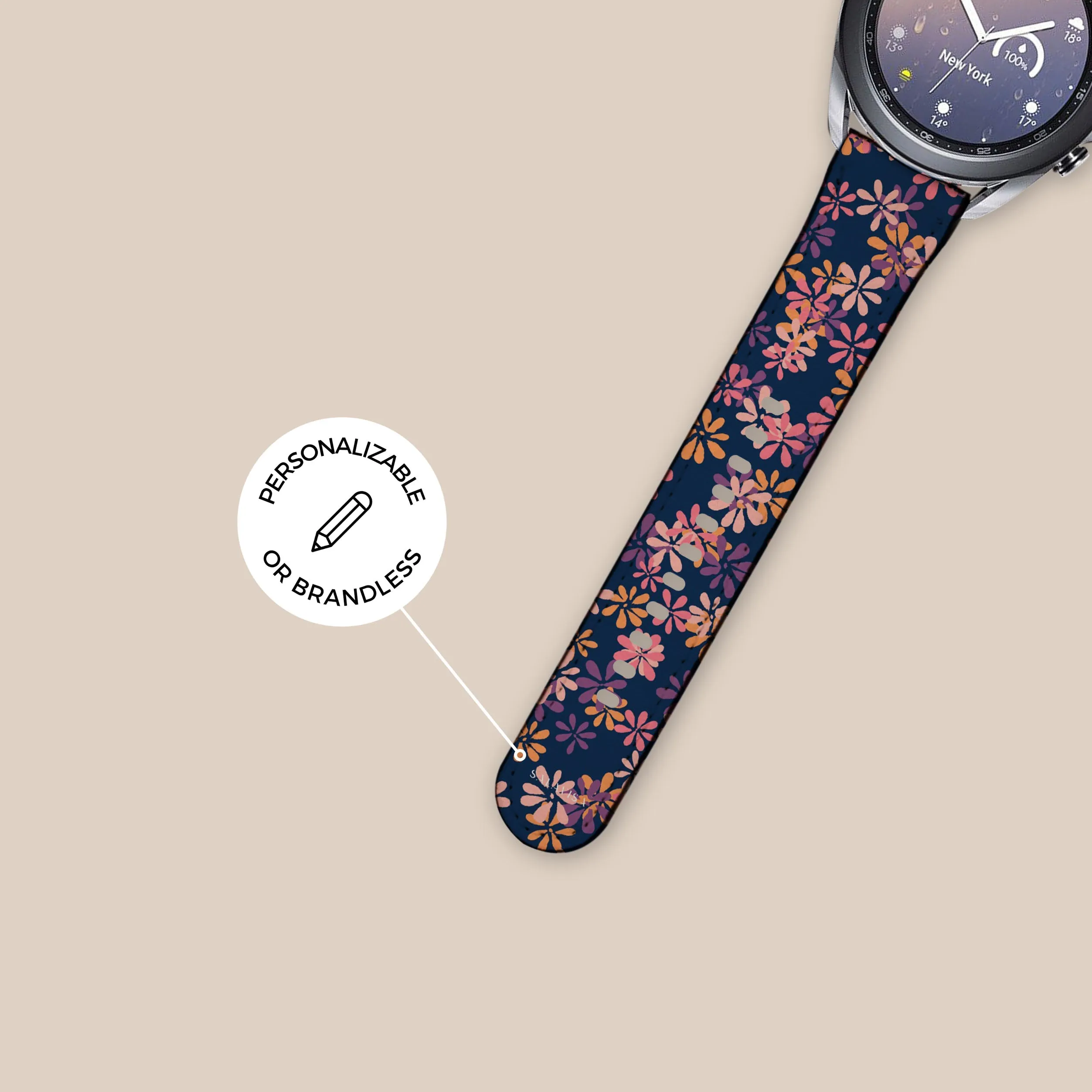 Final Few Ditsy Spring Galaxy Watch Band  Limited Availability!