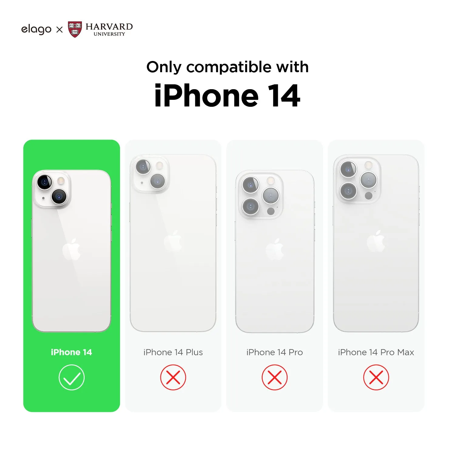Final Few elago X Harvard Case for iPhone 14  Last Chance!