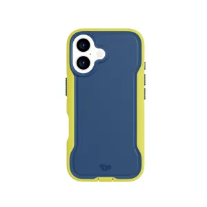 Final Few EvoPro - Apple iPhone 16 Case MagSafe Compatible - Navy/Yellow  Stylish & Comfortable