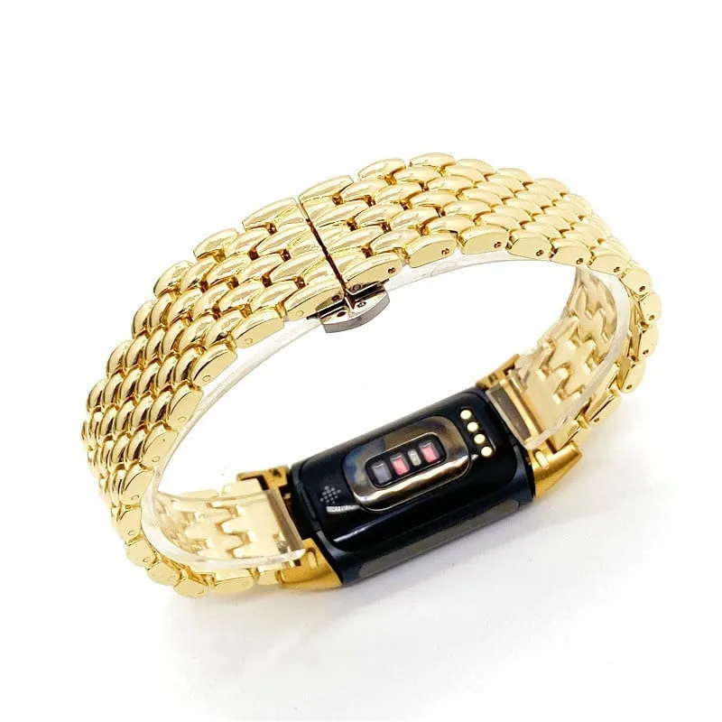Final Few Fitbit Charge 6 Steel Strap Dragon (Gold)  Almost Sold Out!