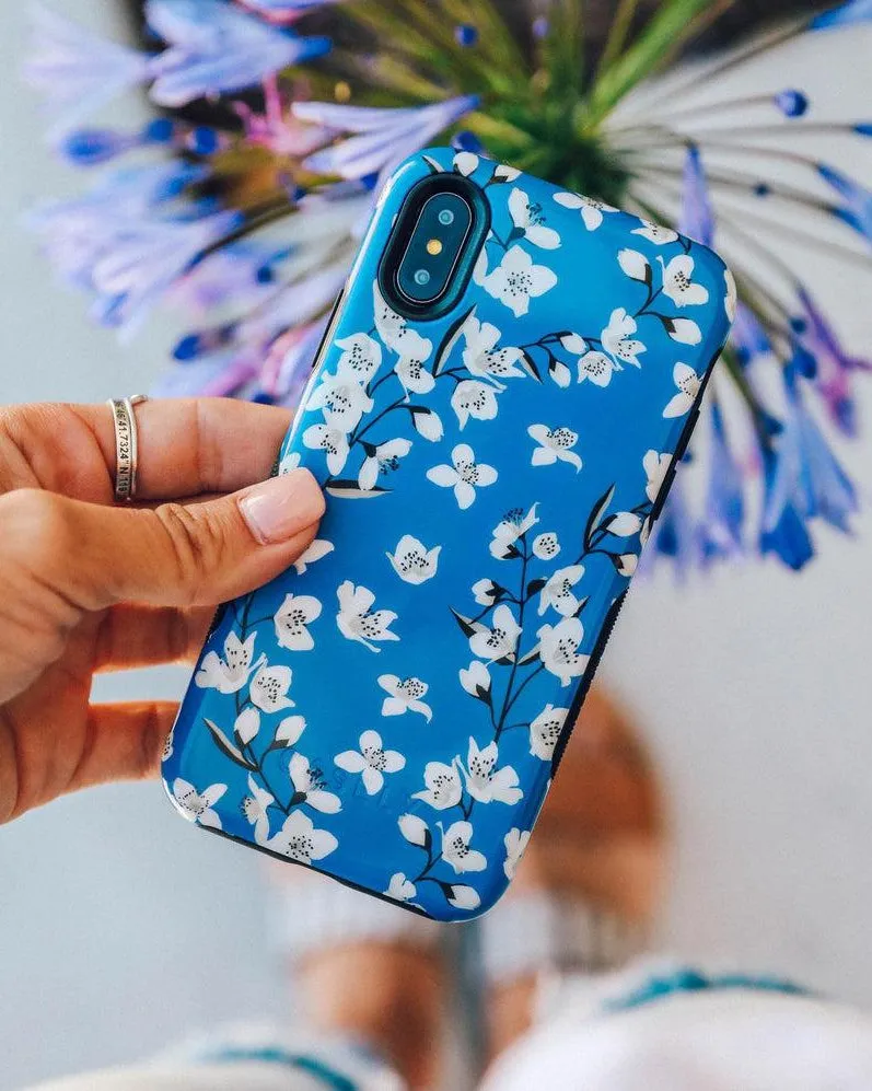 Final Few Floral Forest | Blue Cherry Blossom Floral Case  Almost Gone!