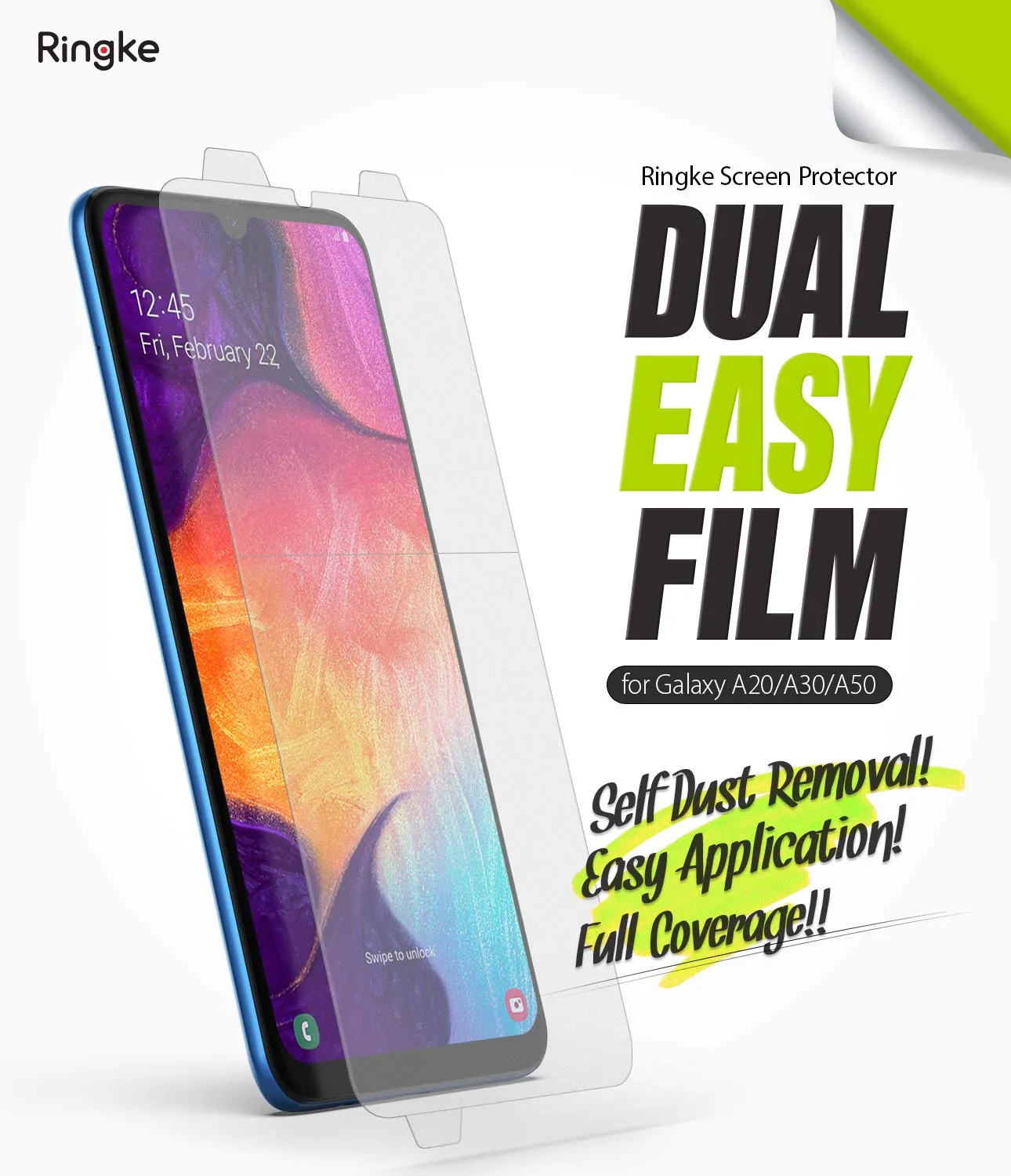 Final Few Galaxy A20 Screen Protector | Dual Easy Film  Limited Stock!