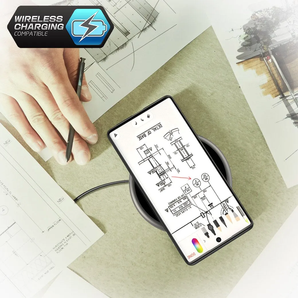 Final Few Galaxy Note10 Unicorn Beetle Style Clear Case-Black  Limited Release!