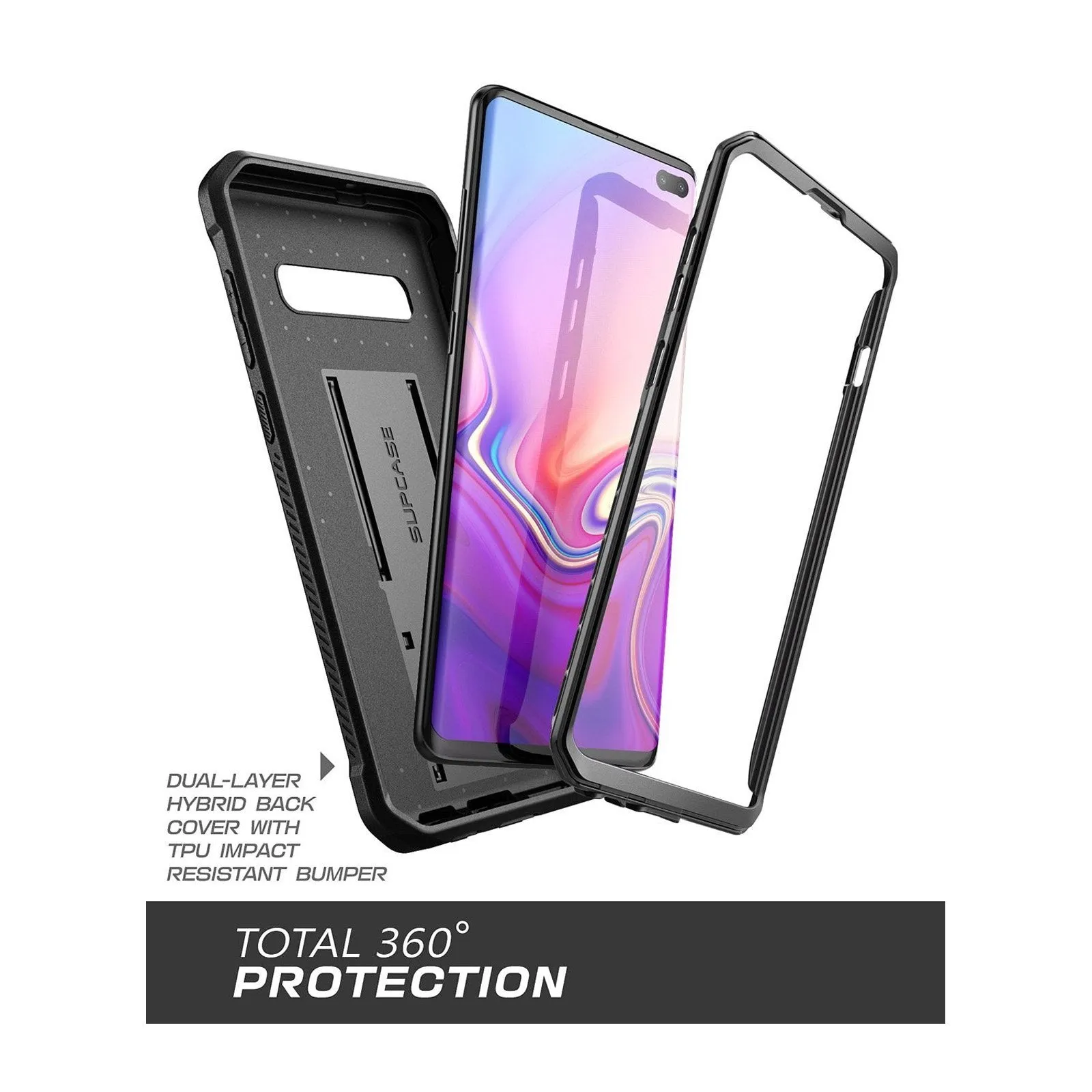 Final Few Galaxy S10 Plus Unicorn Beetle Pro Full Body Rugged Holster Case-Black  Last Few Pieces!