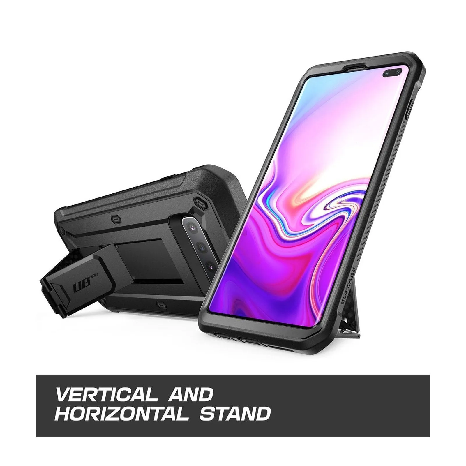 Final Few Galaxy S10 Plus Unicorn Beetle Pro Full Body Rugged Holster Case-Black  Last Few Pieces!