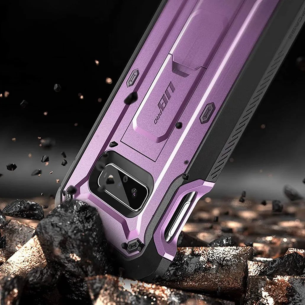 Final Few Galaxy S10e Unicorn Beetle Pro Full Body Rugged Holster Case-Metallic Purple  Last Few Pieces!