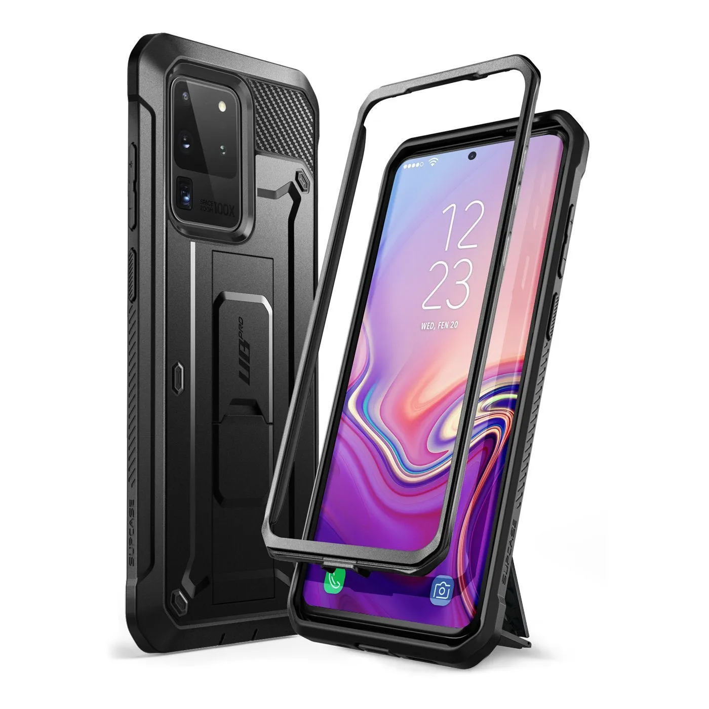 Final Few Galaxy S20 Ultra Unicorn Beetle Pro Rugged Case-Black  Ends Soon!