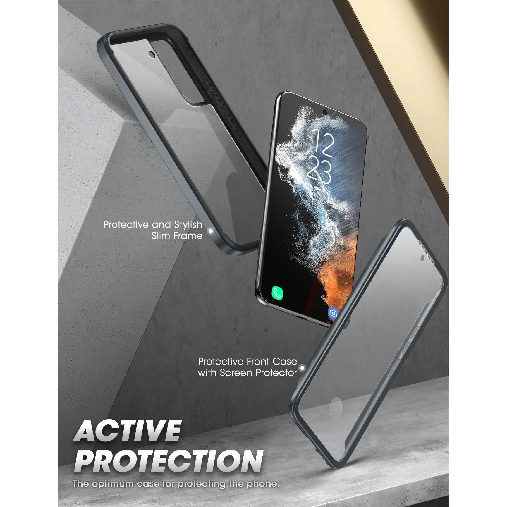 Final Few Galaxy S22 Unicorn Beetle EDGE XT Bumper Case-Black  Today Only!