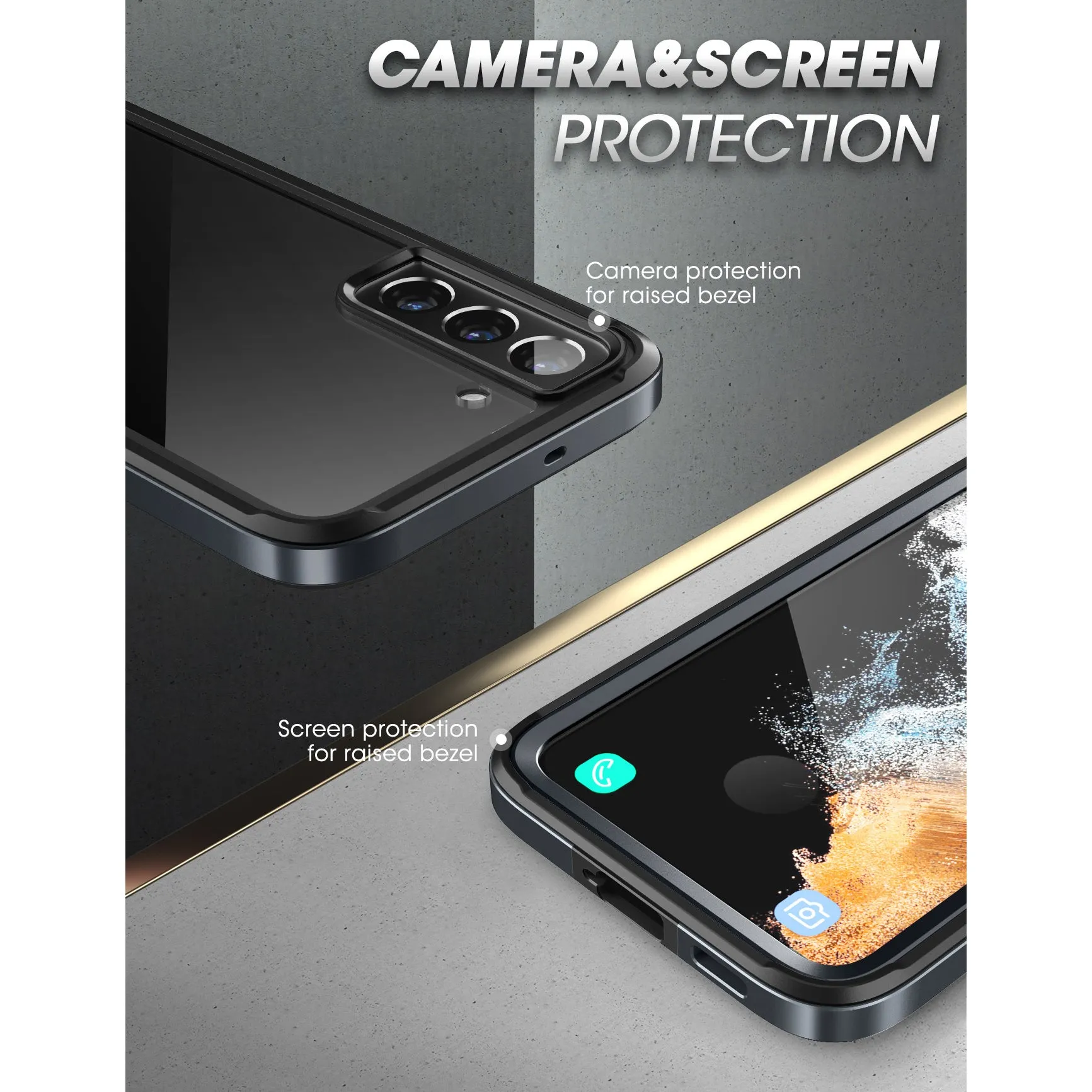 Final Few Galaxy S22 Unicorn Beetle EDGE XT Bumper Case-Black  Today Only!