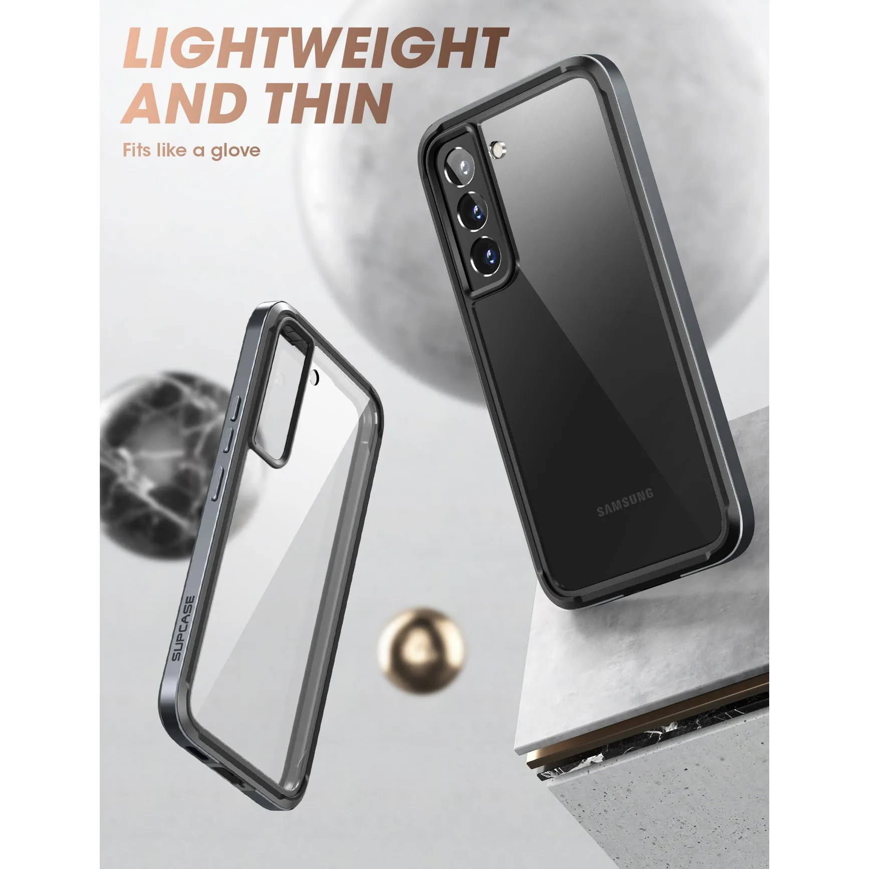 Final Few Galaxy S22 Unicorn Beetle EDGE XT Bumper Case-Black  Today Only!