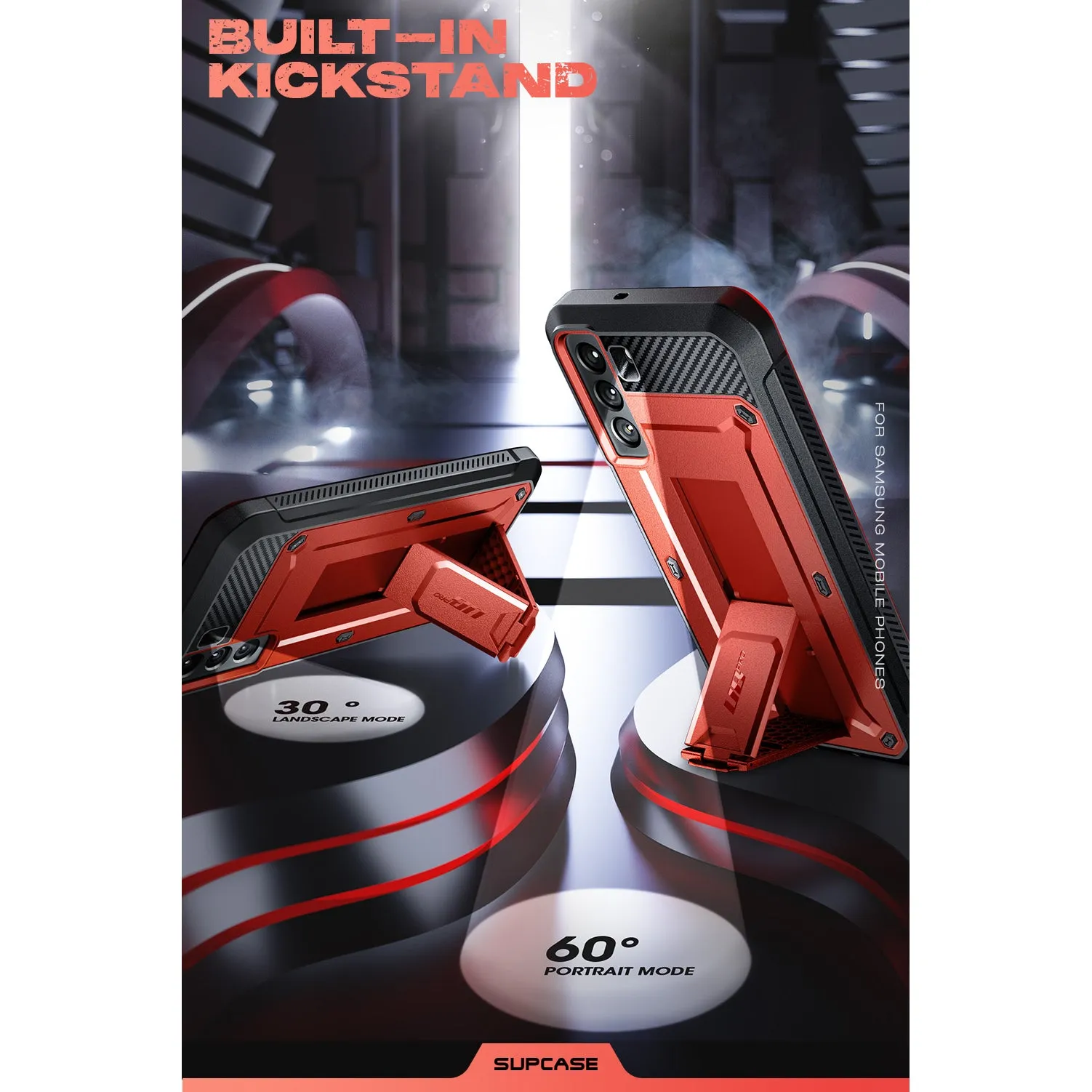 Final Few Galaxy S22 Unicorn Beetle PRO Rugged Case-Metallic Red  Dont Miss Out!
