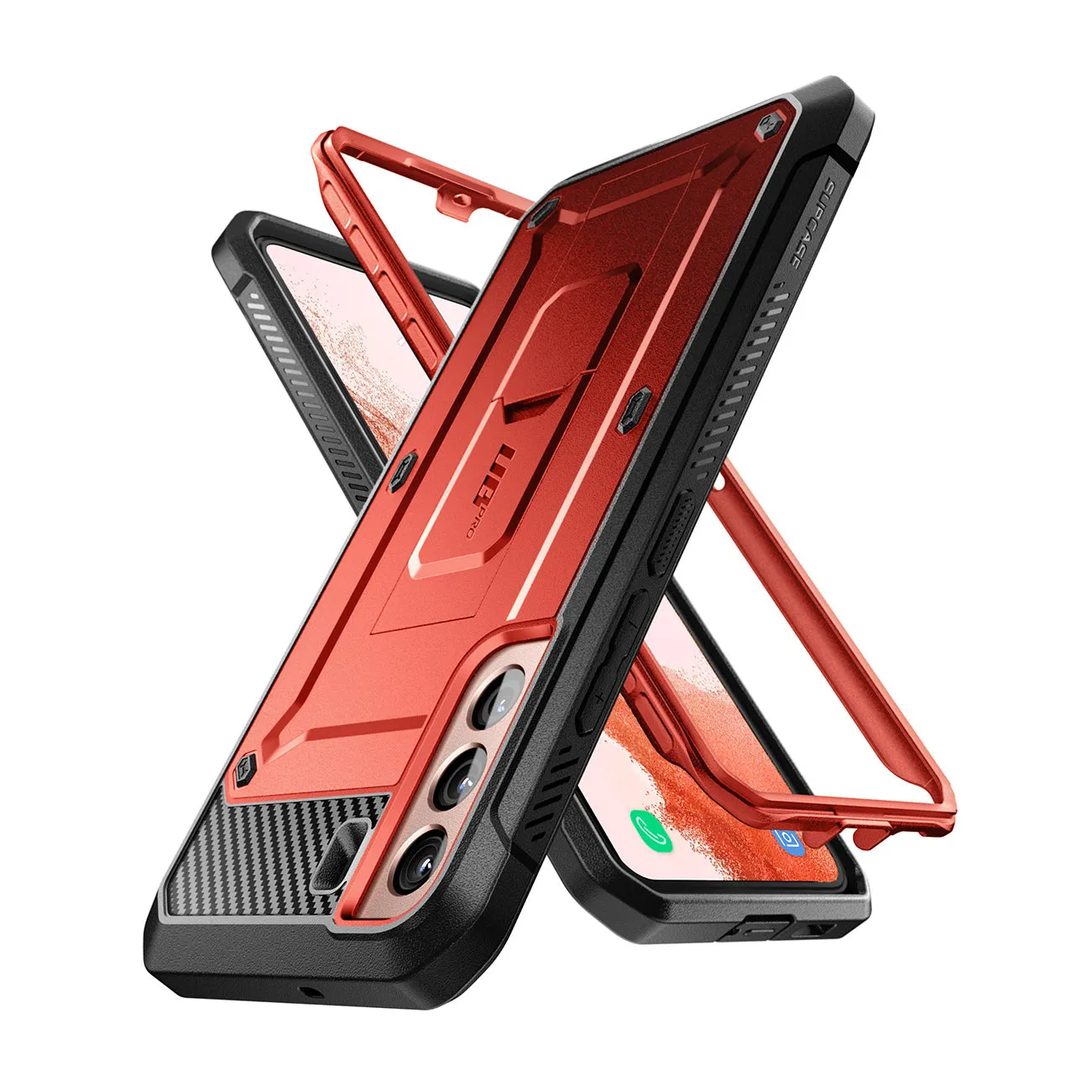 Final Few Galaxy S22 Unicorn Beetle PRO Rugged Case-Metallic Red  Dont Miss Out!