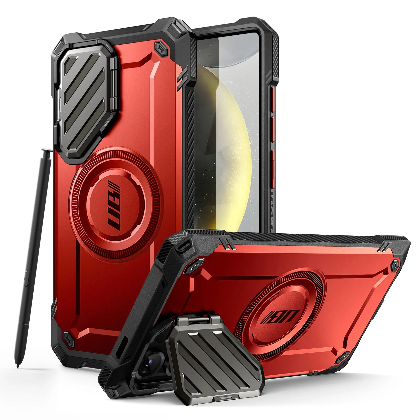 Final Few Galaxy S25 Ultra Unicorn Beetle MAG XT Bumper Case -Metallic Red  Limited Stock!