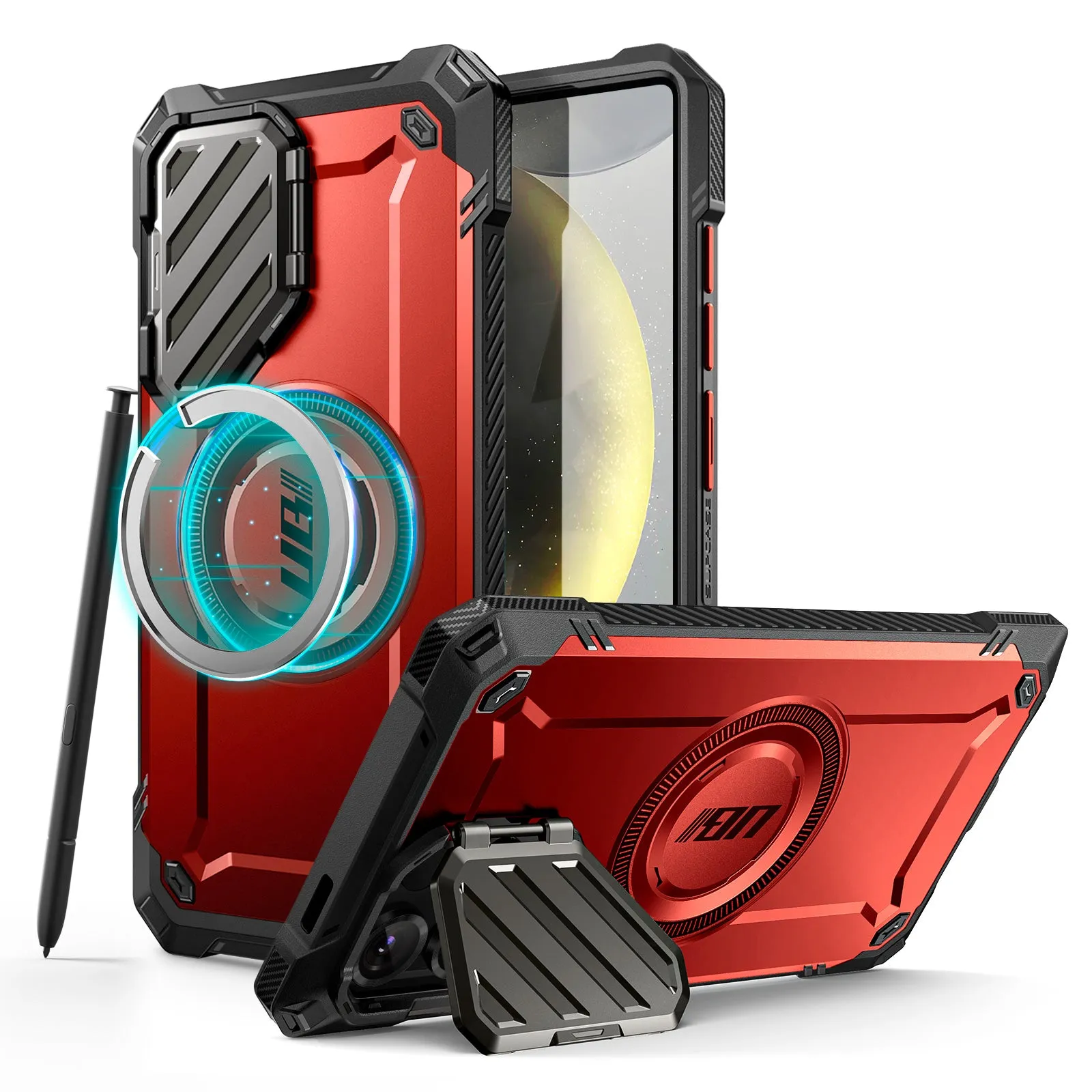 Final Few Galaxy S25 Ultra Unicorn Beetle MAG XT Bumper Case -Metallic Red  Limited Stock!