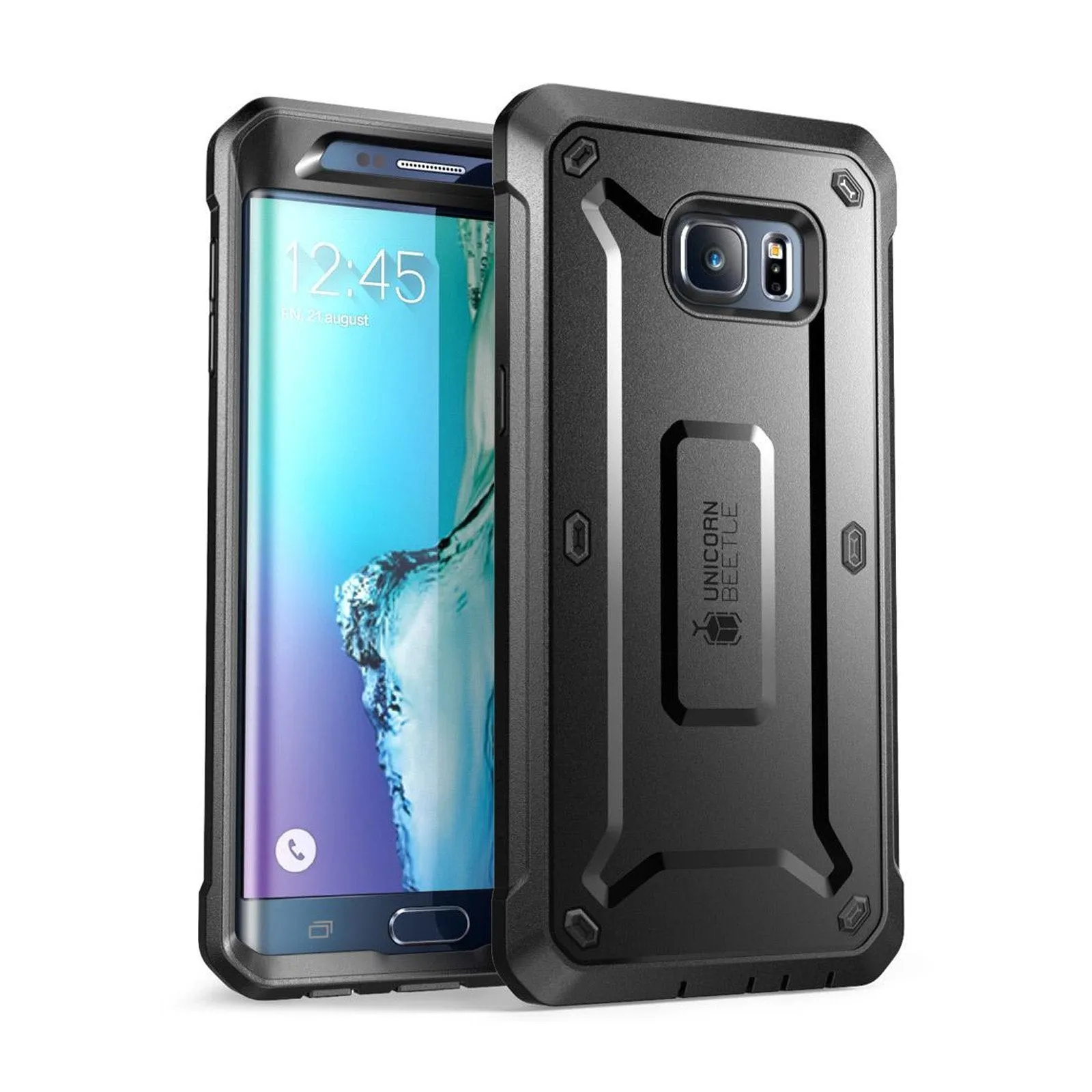 Final Few Galaxy S6 Edge Plus Unicorn Beetle Pro Rugged Holster Case-Black  Limited Availability!
